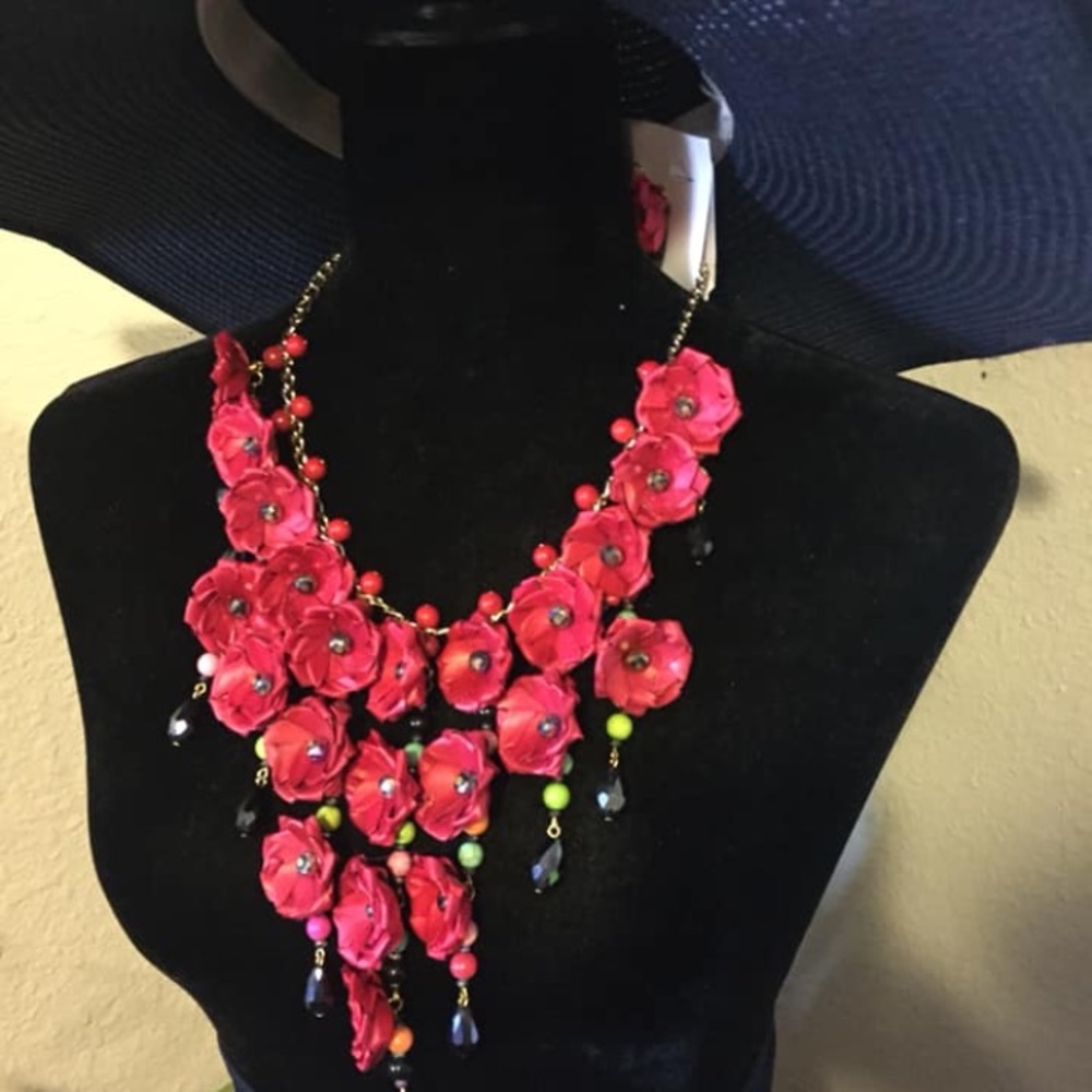 Beautiful floral necklace